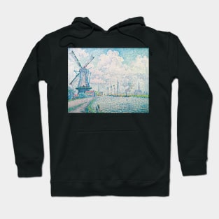 Canal of Overschie by Paul Signac Hoodie